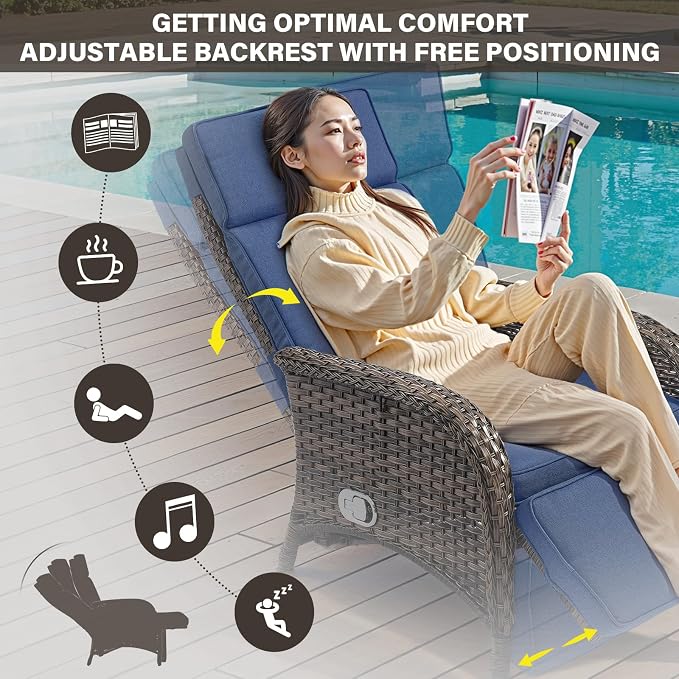 Belord Versatile Outdoor Recliner Chair - Image 4