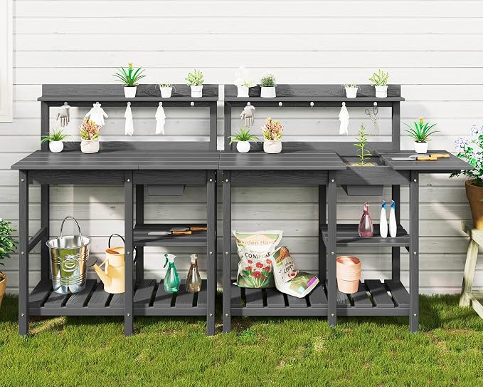 SERWALL Outdoor Potting Bench - Image 9