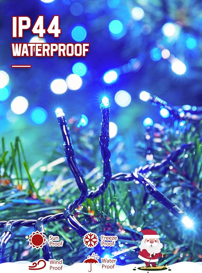 Brightown Christmas Tree Lights Outdoor Cluster Lights - Image 3