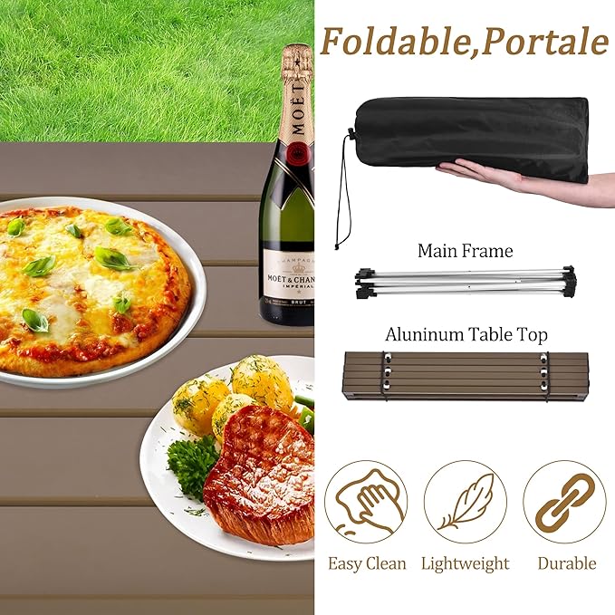 Grope Small Folding Camping Table - Image 4