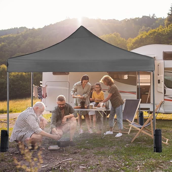 Sweetcrispy 10 x 10 Ft Pop Up Canopy Tent Outdoor Use, Portable Shade - Image 6