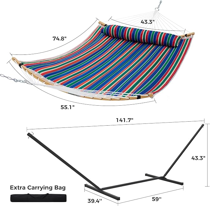 SUPERJARE Curved-Bar Hammock - Image 8