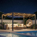 10' x 13' Louvered Pergola, Metal Patio Pergola by Sumshadow