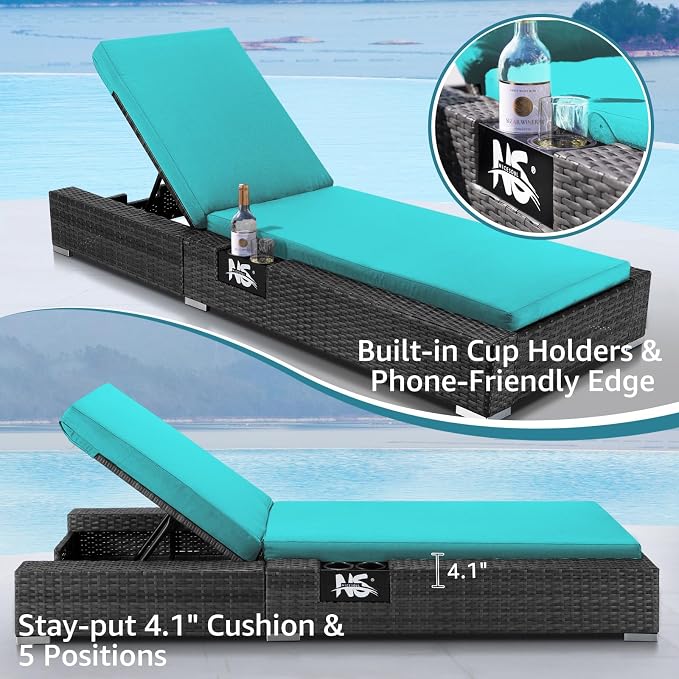 NICESOUL 13 Piece Patio Furniture Set - Image 9