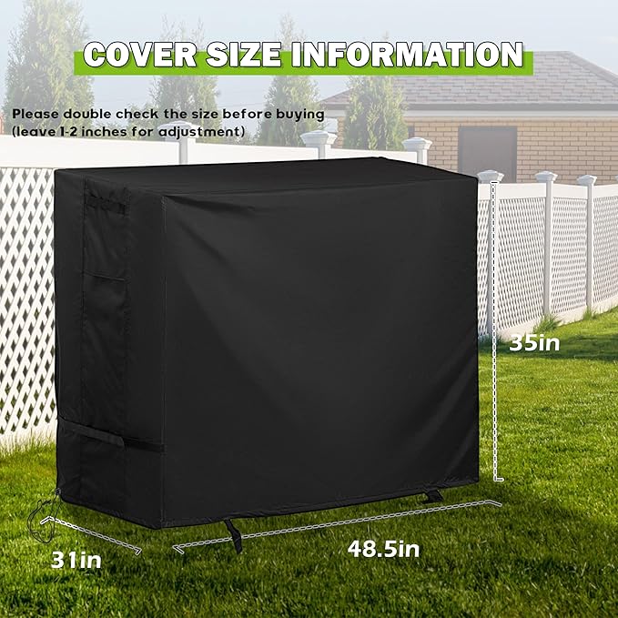 Patio High Top Dining Set Cover, Outdoor Table and Chairs Cover - Image 7