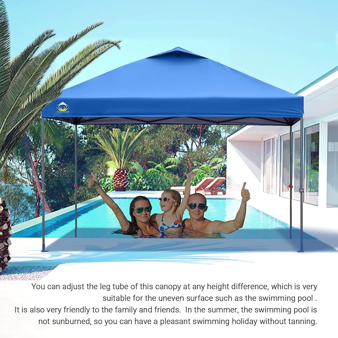CROWN SHADES 10x10 Canopy Tent, Pop Up Beach Tent - Image 6
