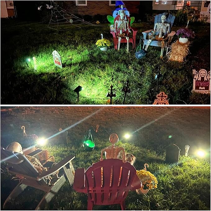 Solar Lights Outdoor Waterproof IP65, Solar Powered 76 LED 3 Lighting Modes - Image 8