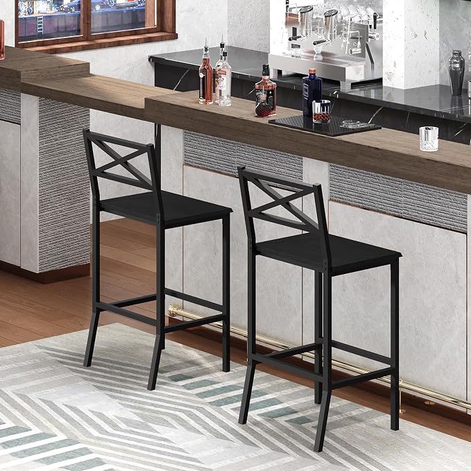 Bar Stools, Kitchen Breakfast Bar Chairs, - Image 4