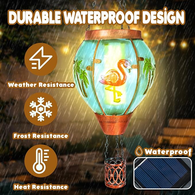 2 Pack Solar Hot Air Balloon Lantern - Image 5