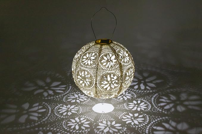 Soji Stella Market, LED Outdoor Solar Lantern, Handmade - Image 3