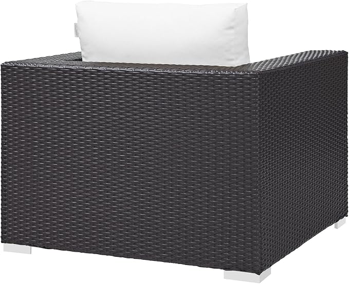 Modway Convene Wicker Rattan Outdoor Patio Arm Chair - Image 6