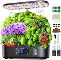 Ahopegarden Hydroponics Growing System Kit Indoor Herb Garden by Ahopegarden