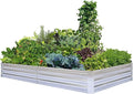 Galvanized Raised Garden Beds for Vegetables Large Metal Planter Box Steel Kit by FOYUEE