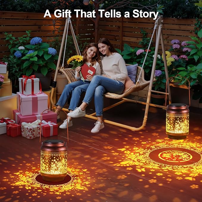KOOPER Solar Lanterns Outdoor Waterproof Birthday Gifts - Image 6