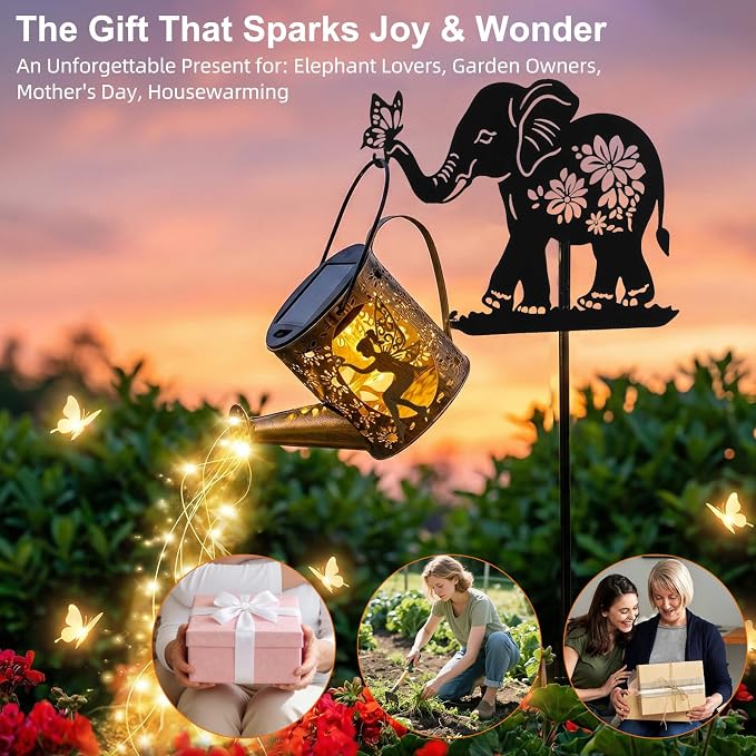 Solar Watering Can Lights Outdoor Decor - Image 6