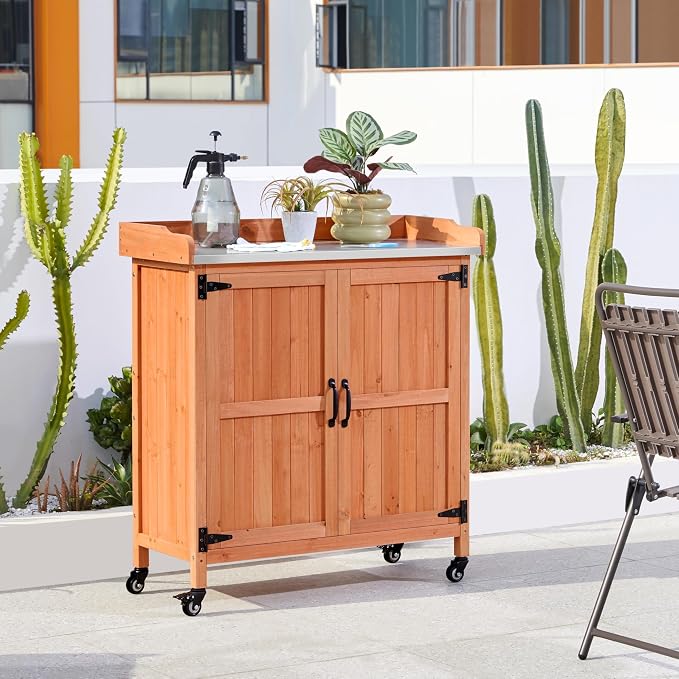 Yaheetech Garden Potting Bench Table - Image 10