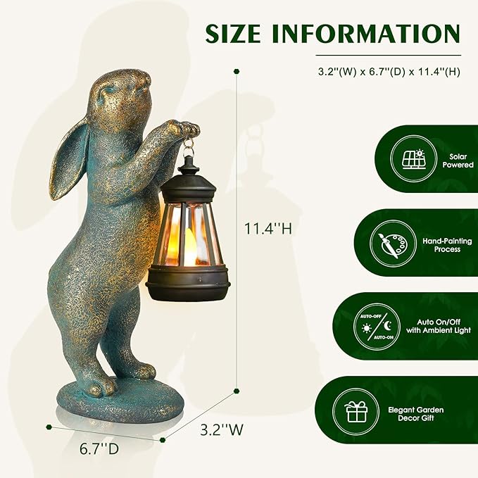 MININOVA Garden Statues Rabbit - Image 2