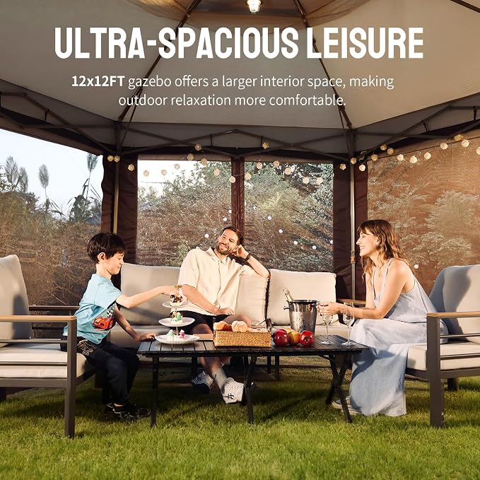 CROWN SHADES 12x12 Pop Up Gazebo - Image 4