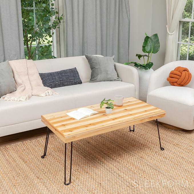 Sleekform Folding Wooden Coffee Table - Image 6
