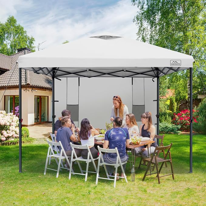 KAMPKEEPER 10x10 Easy Pop Up Canopy Tent - Image 6