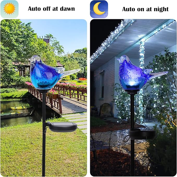 Afirst Solar Bluebird Garden Stake Lights - Image 3