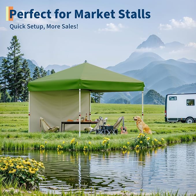 10x10 Pop Up Canopy Tent Outdoor Canopy - Image 2