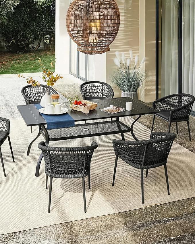Outvita Outdoor Patio Table for 6 Person - Image 8