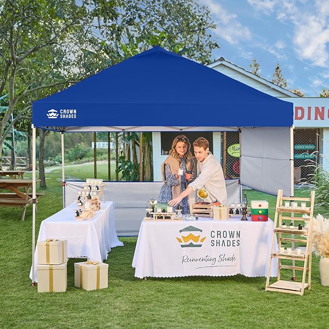 CROWN SHADES 10x10 Pop up Canopy Tent Instant Canopy - Image 2