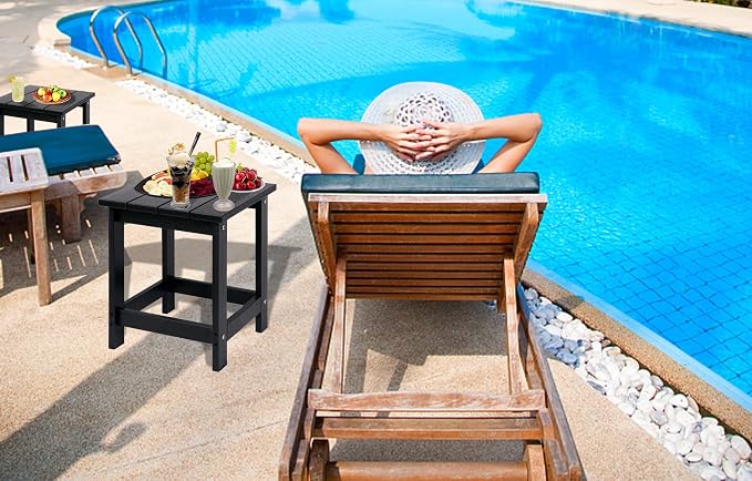 LZRS Adirondack Square Outdoor Side Table - Image 6