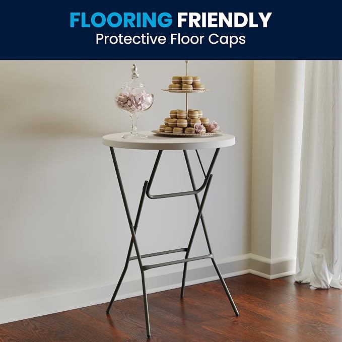 Flash Furniture Elon 32' Round Folding Bar Height Table - Image 8