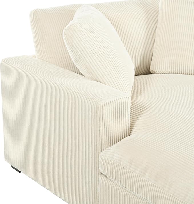Christopher Knight Home Larrz Oversized Chaise Lounge Chair Indoor, Corduroy - Image 9