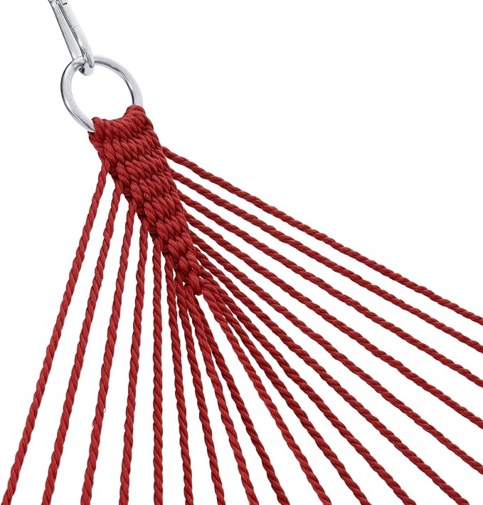 Lazy Daze Hammocks 10.5 FT Double 2 Person Caribbean Rope Hammock, Hand Woven - Image 3