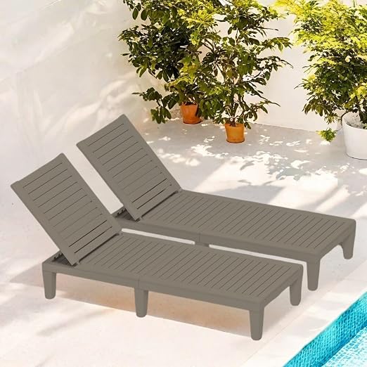 YITAHOME Patio Lounge Chair Set of 4, Outdoor Chaise Lounge - Image 9