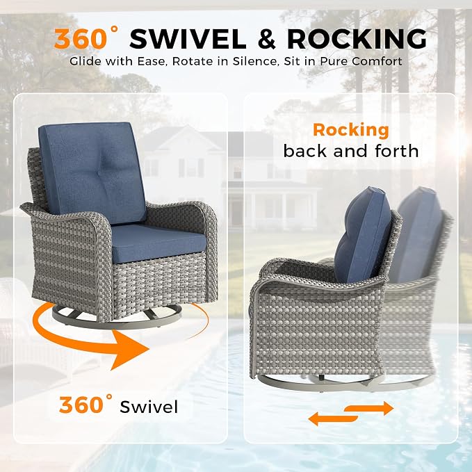 8-Seat Modern Patio Furniture Set - Image 5