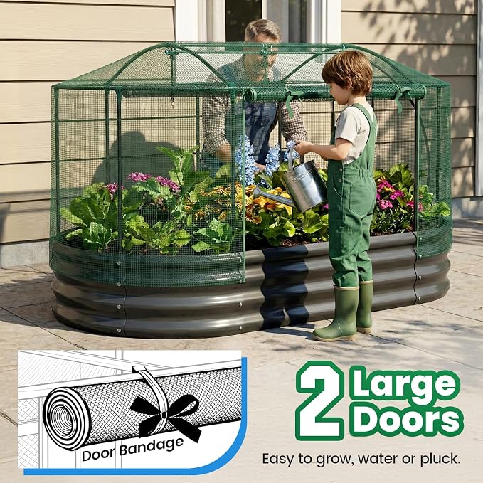 Quictent Galvanized Raised Garden Bed Kit - Image 5