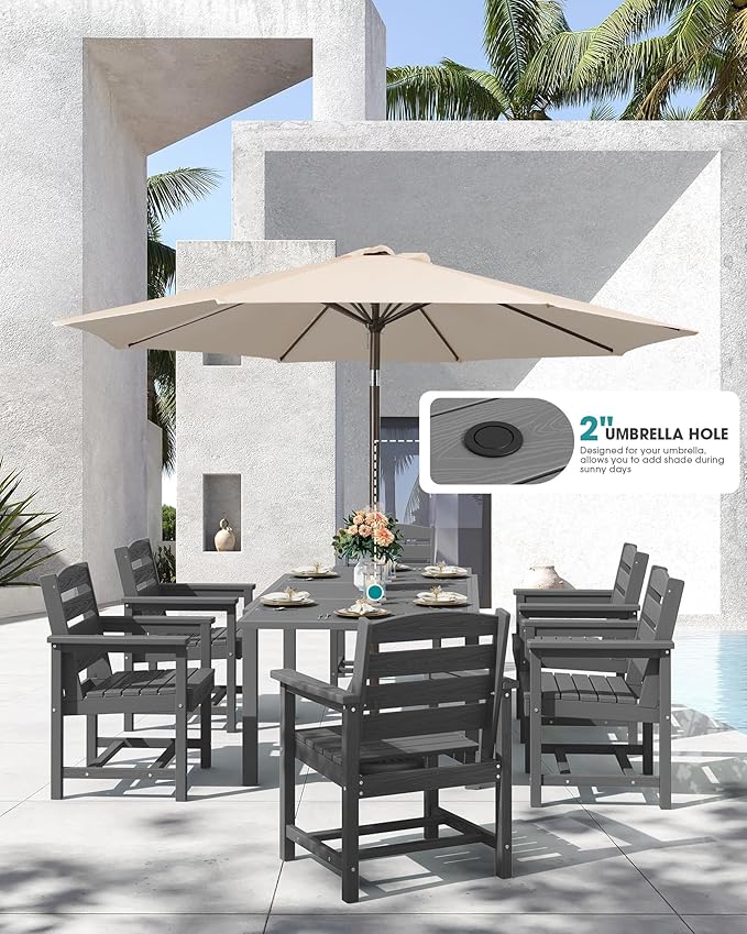 SERWALL Outdoor Expandable Dining Table 60" - Image 2