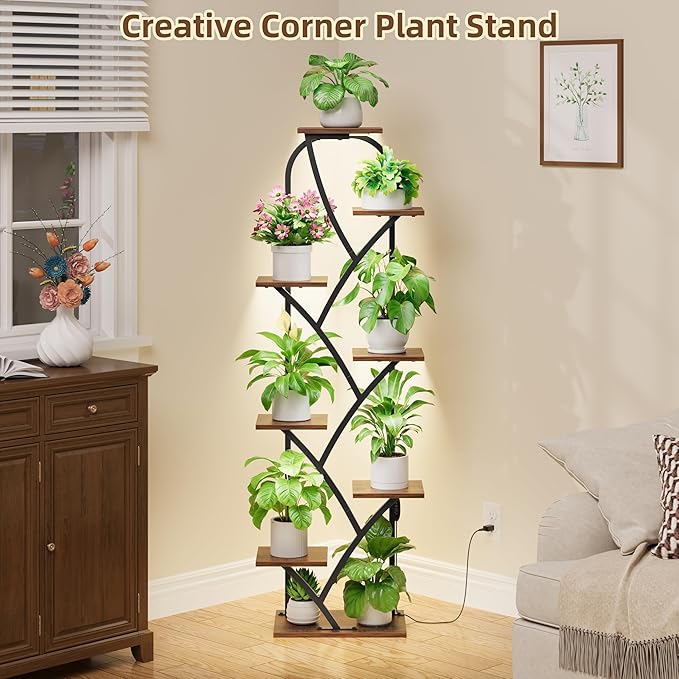 Plant Stand Indoor With Grow Lights - Image 2