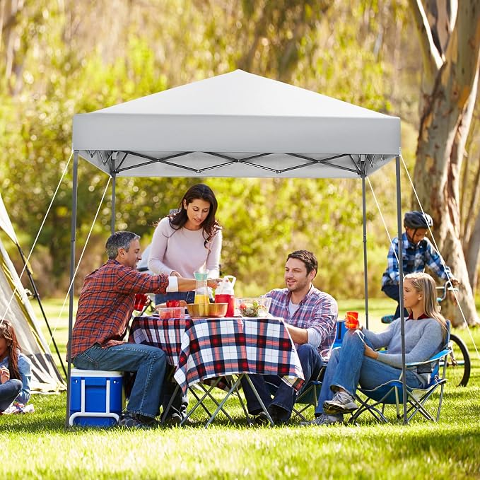 Tangkula 6.6x6.6 Ft Pop Up Canopy, 1 Person Instant Setup Canopy Tent - Image 7