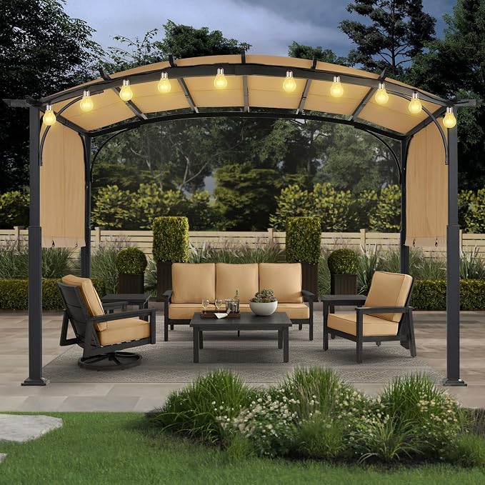 MASTERCANOPY 10x10ft Outdoor Retractable Pergola - Image 7