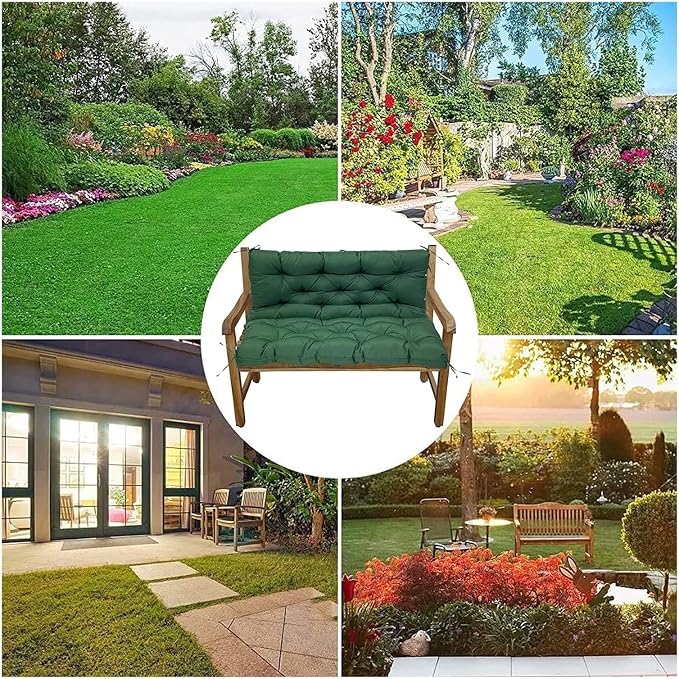 Swing Cushion Replacement Outdoor Porch Waterproof Bench Cushion 2-3 Seater - Image 6