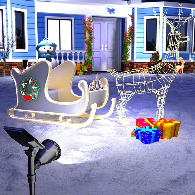 ROSHWEY Solar Outdoor Lights, Waterproof Solar Yard Lights 600LM Spot Light - Image 9
