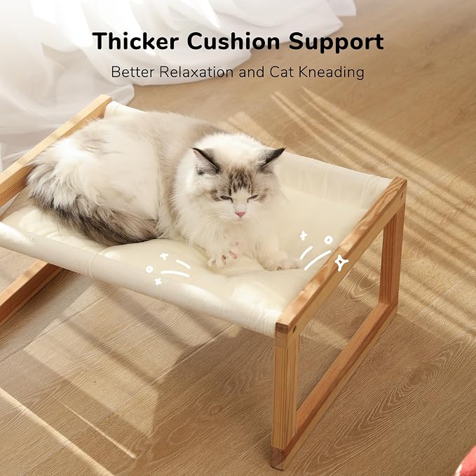 FUKUMARU Cat Bed Hammock, Cozy Velvet Cat Couch - Image 3