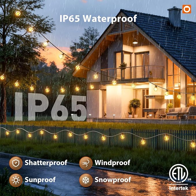 addlon Outdoor String Lights 50FT G40 - Image 3