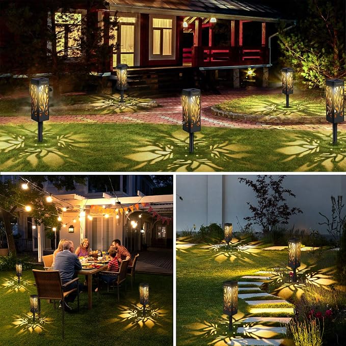 TomCare Solar Lights Outdoor Upgraded Bright Solar Pathway Lights Bigger Size - Image 7