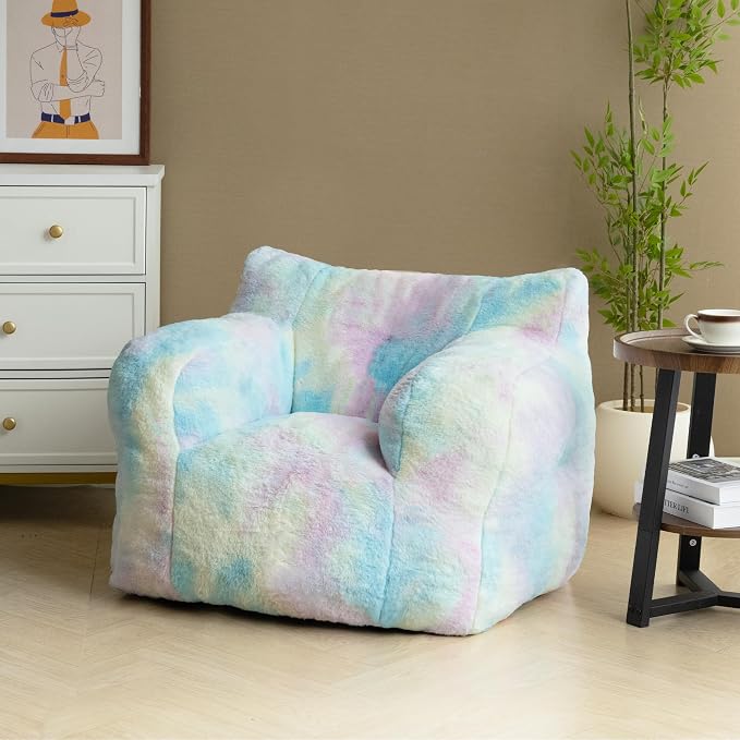 Pamapic 32" Bean Bag Chair, Single Sofa, Ultra Soft Dutch Velvet, Fluffy - Image 6