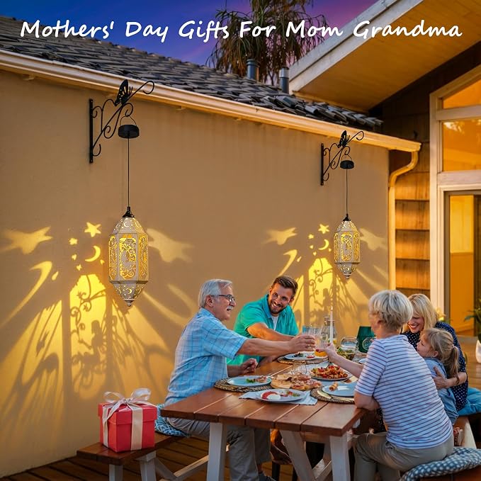 Big Outdoor Solar Lanterns Waterproof Garden Gifts - Image 2