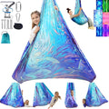 Sensory Swing for Kids and Adults Indoor & Outdoor Double Layer Therapy Cuddle by Heyfriday