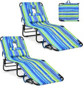 GYMAX Tanning Chair, 350lbs Beach Lounge Chair by GYMAX