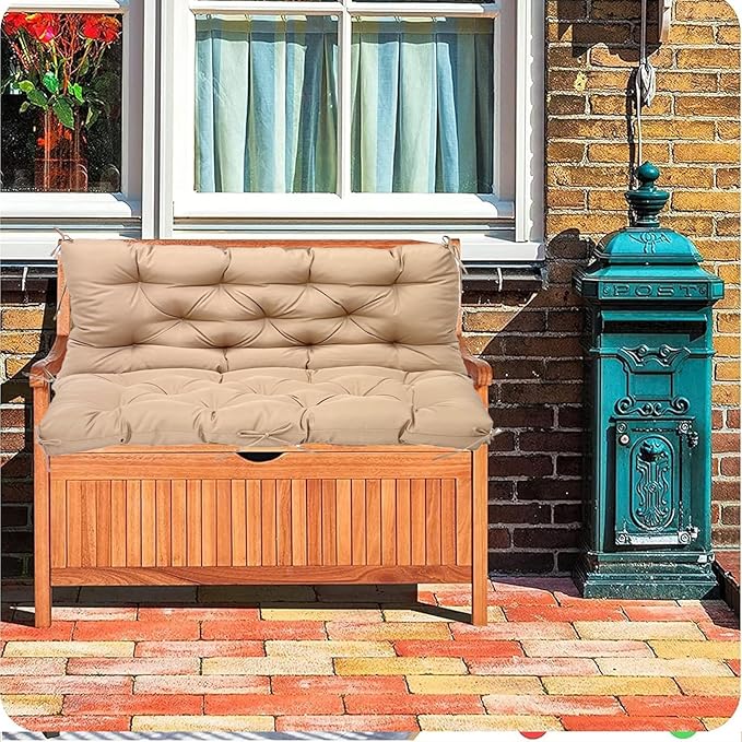 Swing Cushion Replacement Outdoor Porch Waterproof Bench Cushion 2-3 Seater - Image 4