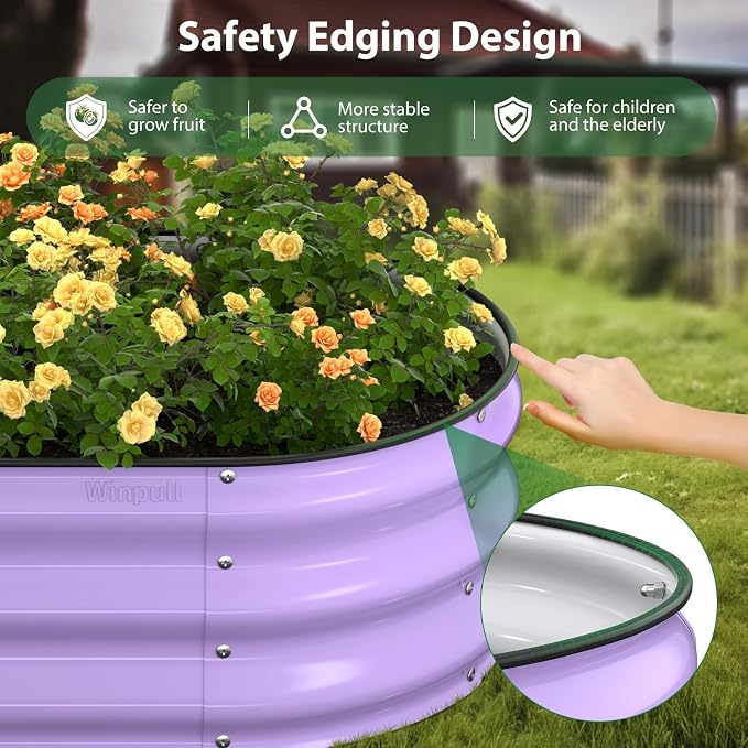 Raised Garden Bed Kit, Large Metal Raised Beds - Image 2